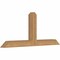 Ekena Millwork Portland Timber Gable Bracket, Western Red Cedar, 48"W x 20"H x 3 1/2"D x 3 1/2"F, 10/12 Pitch GBW048X20X0404POR00SWR - alternate 5